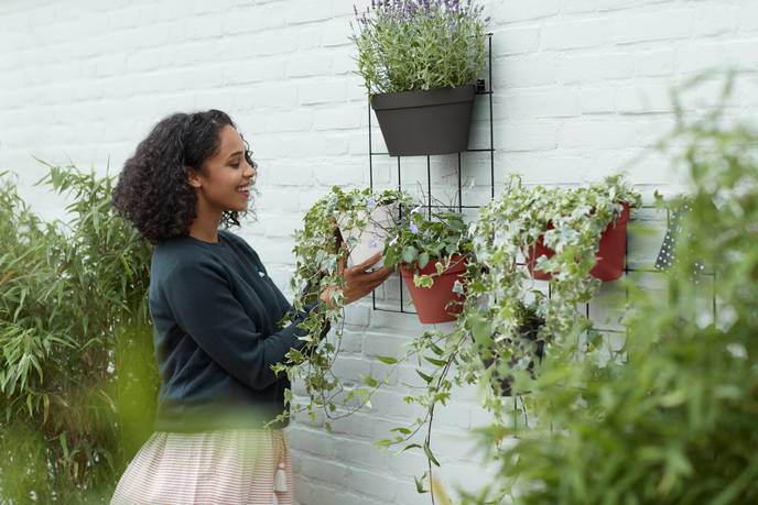 loft urban green wall single 15cm white